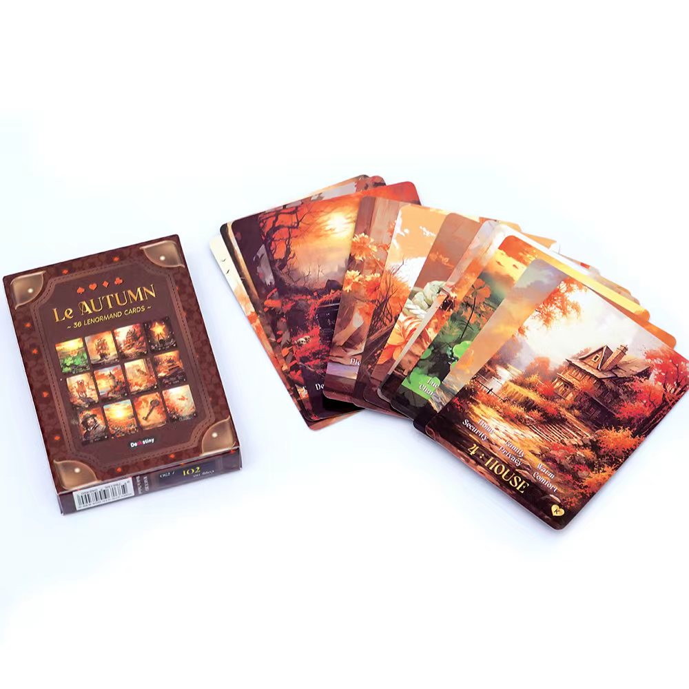 Tarot Deck With Guidebook - Mazzo di tarocchi Lenormand Collezione autunnale