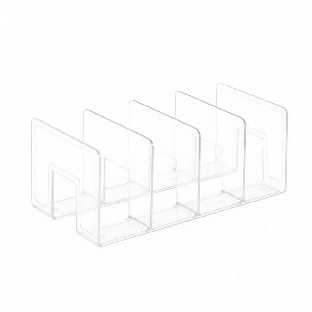 Clear Acrylic Book Stand Holder - Porta libri in acrilico, organizer da