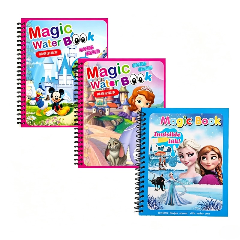 Set di Disegno e Pittura ad Ac - Reusable Water Magic Coloring Book recensione e prezzo