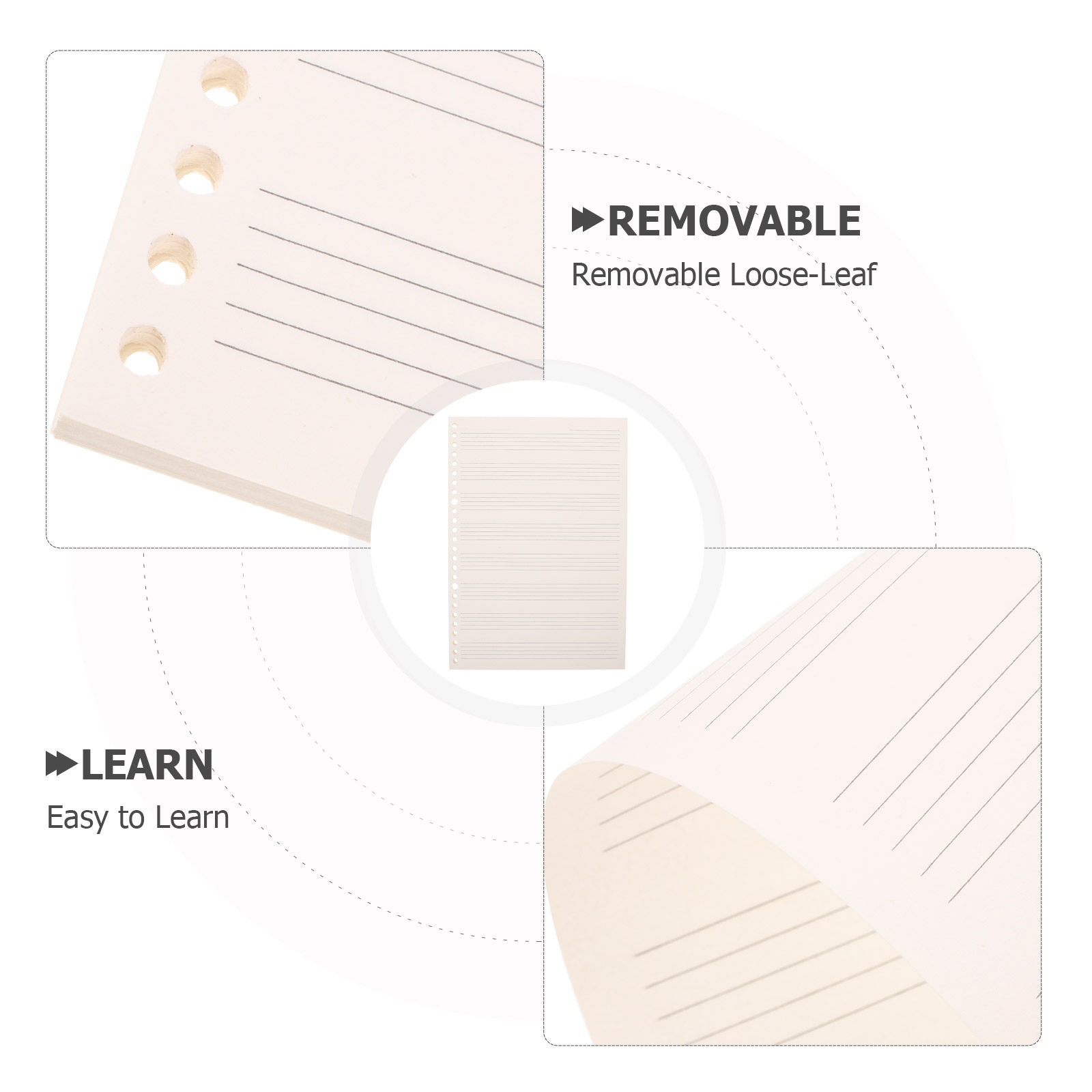 3 Pezzi di Quaderni Compatti e - Blank Sheet Music Notebook recensione e prezzo