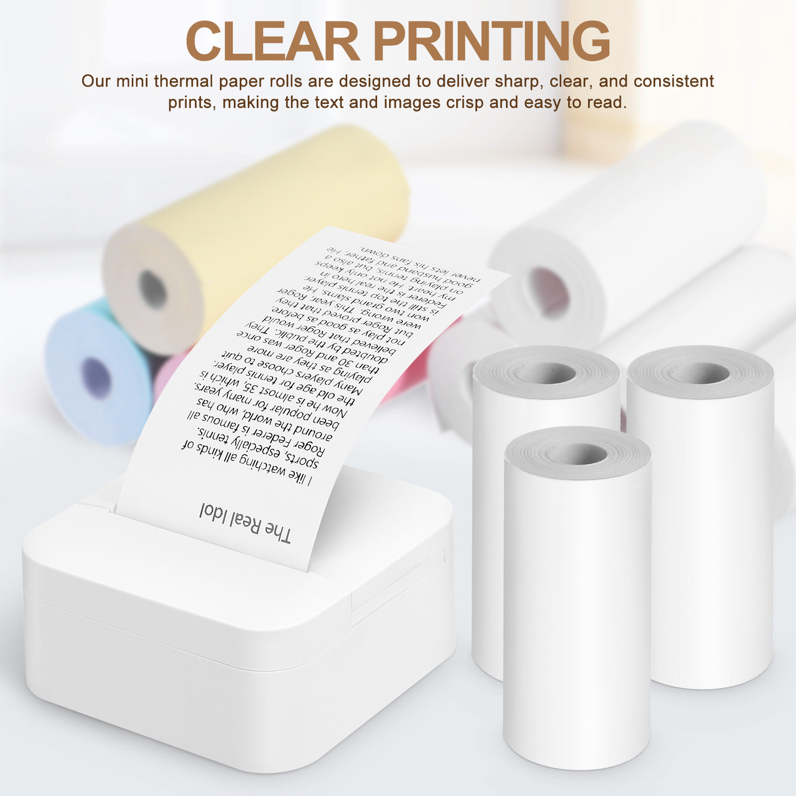 13 Rotoli di Carta per Stampan - Mini Pocket Thermal Printer Paper Roll recensione e prezzo